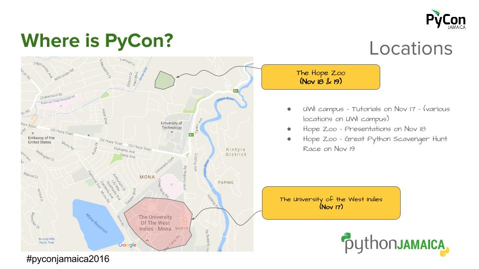 PyCon Jamaica 2016 locations.jpg